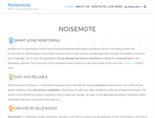 Tablet Screenshot of noisemote.com